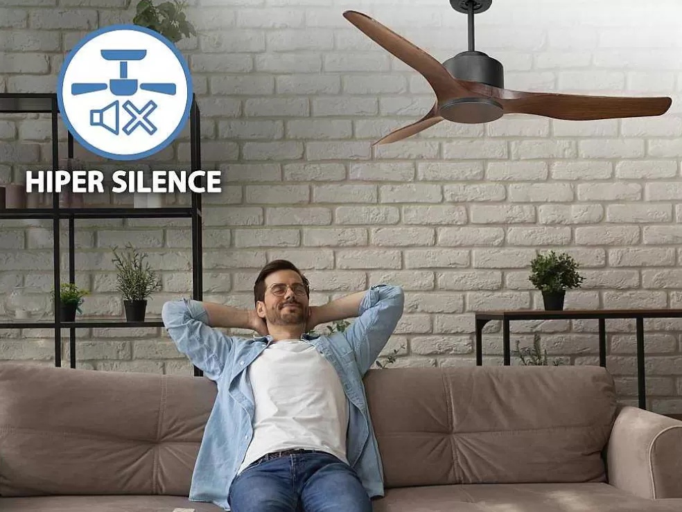 Purline Ventilador De Tecto Reversivel Termostato Regulavel Termostato Wifi Motor Dc Tectos Inclinados Controlo Remoto Adaptador De Luz De Tres Tons 2/3 Laminas Memória Hipersilenciosa* Ventilador