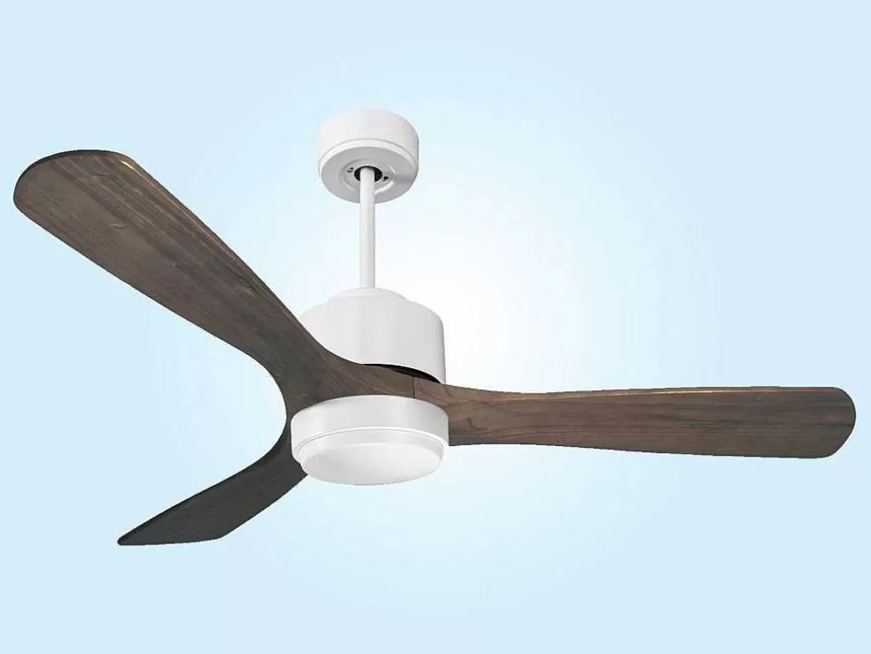 Purline Ventilador De Tecto Reversivel Termostato Regulavel Termostato Wifi Motor Dc Tectos Inclinados Controlo Remoto Luz De Tres Tons Memória Hipersilenciosa* Ventilador