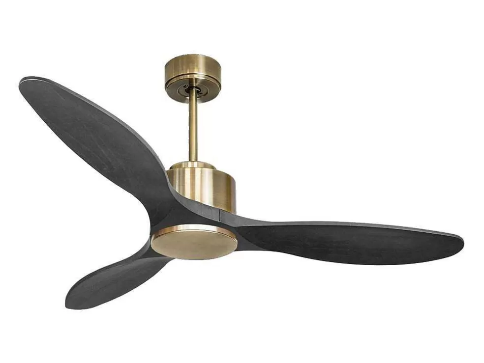 Purline Ventilador De Tecto Reversivel Termostato Regulavel Termostato Wifi Motor Dc Tectos Inclinados Controlo Remoto Luz De Tres Tons Memória Hipersilenciosa* Ventilador