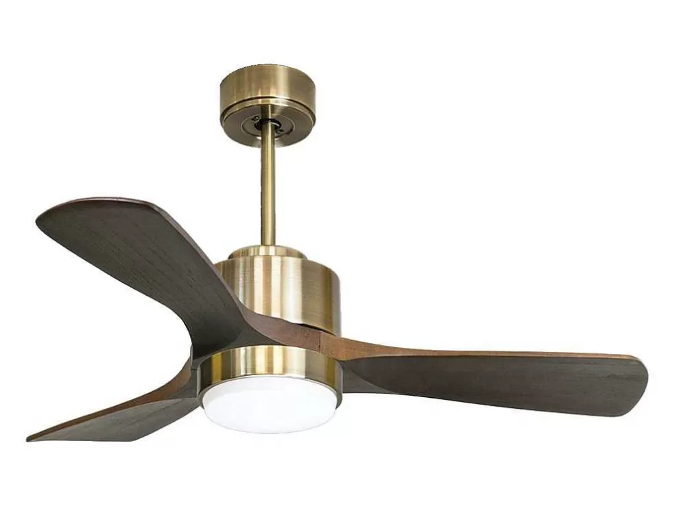 Purline Ventilador De Tecto Reversivel Termostato Regulavel Termostato Wifi Motor Dc Tectos Inclinados Controlo Remoto Luz De Tres Tons Memória Hipersilenciosa* Ventilador