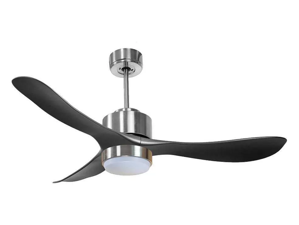 Purline Ventilador De Tecto Reversivel Termostato Regulavel Termostato Wifi Motor Dc Tectos Inclinados Controlo Remoto Luz De Tres Tons Memória Hipersilenciosa* Ventilador