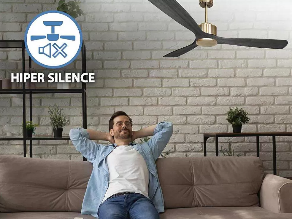 Purline Ventilador De Tecto Reversivel Termostato Reversivel Regulavel Wifi Motor Dc Tectos Inclinados Memória Hypersilence* Ventilador