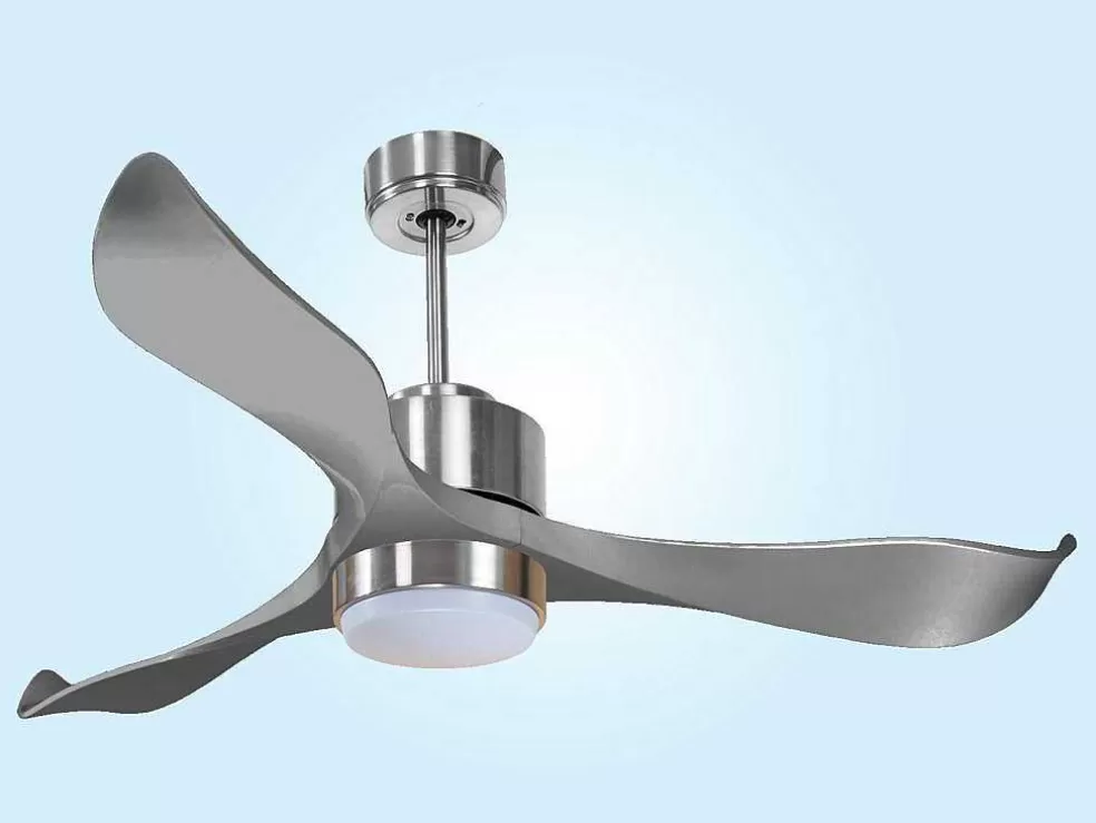 Purline Ventilador De Tecto Reversivel Termostato Reversivel Termostato Regulavel Wifi Motor Dc Tectos Inclinados Controlo Remoto Memória Luminosa De Tres Tons* Ventilador