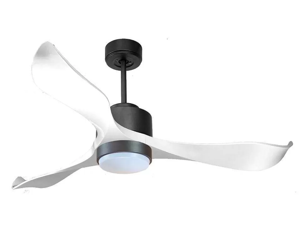 Purline Ventilador De Tecto Wifi Motor Dc Controlo Remoto Adaptador De Luz De Tres Tons 2/3 Laminas Hypersilence Memória* Ventilador