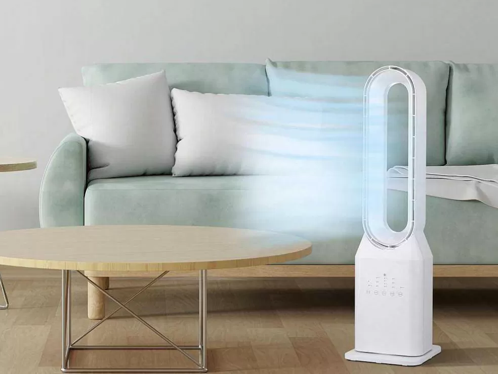 Purline Ventilador De Torre Sem Laminas Com 3 Velocidades E Oscilao Automatica* Ventilador