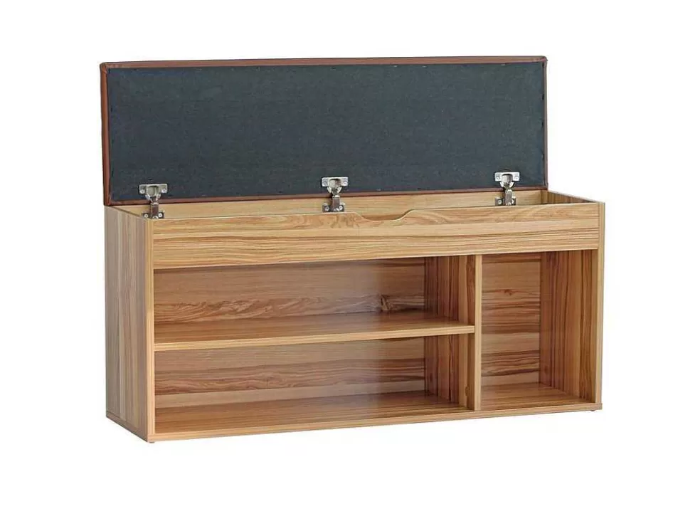 Vente-unique Wehome - Armário De Entrada Com Sapateira 104X49 Cm Em Madeira Natural* Sapateira