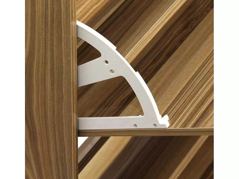 Vente-unique Wehome - Sapateira De Entrada 2 Portas 63X80 Cm Em Madeira Natural* Móvel De Cozinha