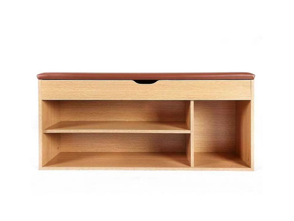 Vente-unique Wehome - Sapateira De Entrada 104X49 Cm Em Madeira De Carvalho* Sapateira