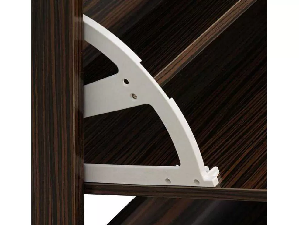 Vente-unique Wehome - Sapateira Design Com 2 Portas 63X80 Cm Em Madeira Zebrano* Sapateira
