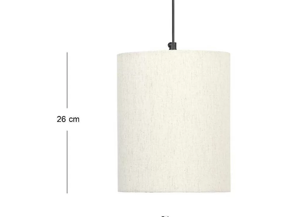 OZAIA Aplique De Parede Escandinavo Madeira De Mangueira E Tecido D. 21 X A. 36 Cm Natural Claro E Bege - Paliana* Candeeiro De Parede
