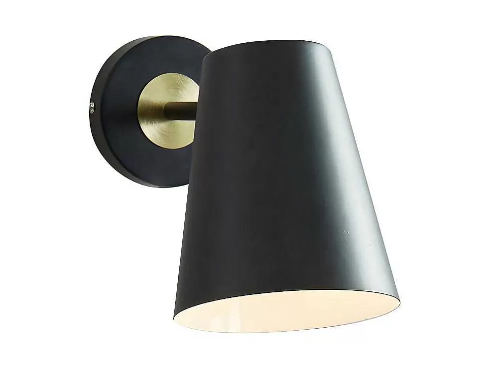 OZAIA Aplique De Parede Estilo Vintage Trevis - Ferro - 14X16X33 Cm - Preto* Candeeiro De Parede