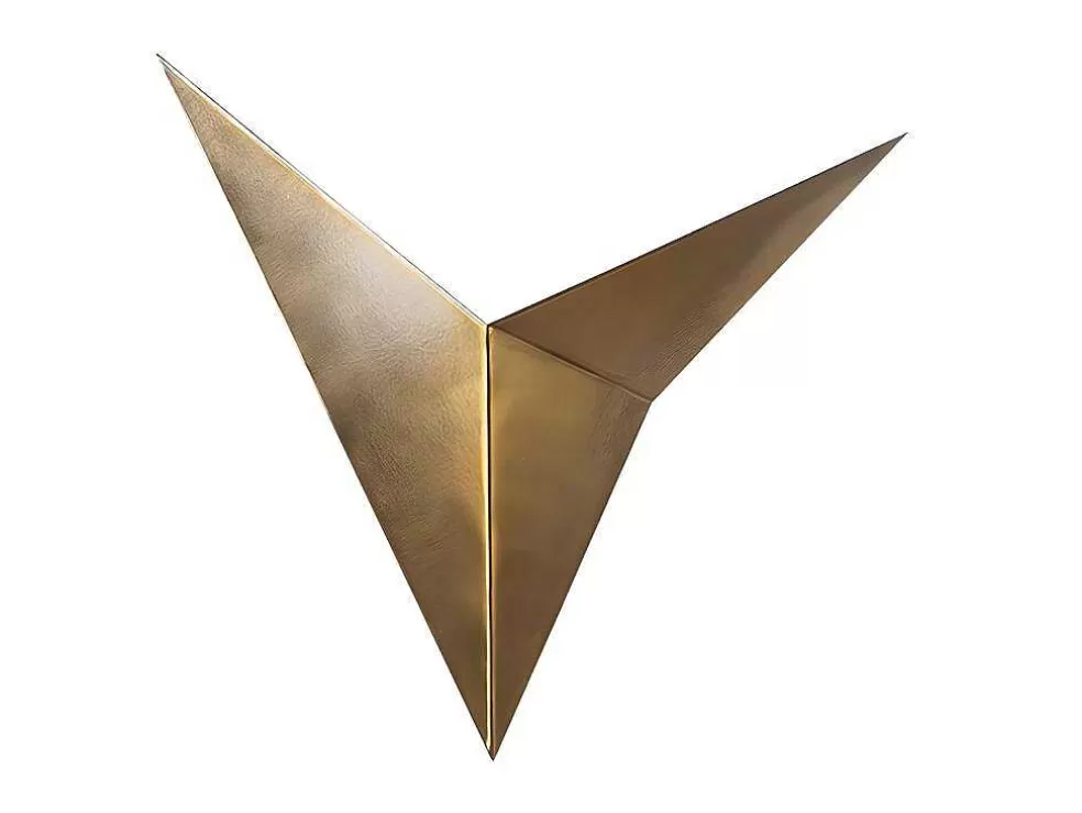 OZAIA Aplique Em Metal De C34 X E5 X A34 Cm Cor Dourado - Birdo* Candeeiro De Parede