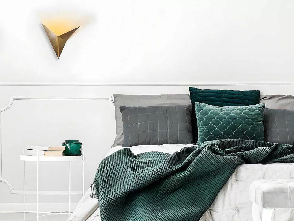 OZAIA Aplique Em Metal De C34 X E5 X A34 Cm Cor Dourado - Birdo* Candeeiro De Parede