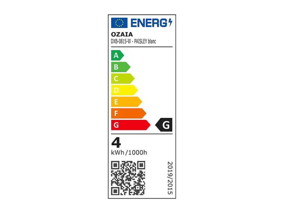 OZAIA Aplique Led Aluminio D. 10 Cm X A. 10 Cm Branco - Paisley* Candeeiro De Parede
