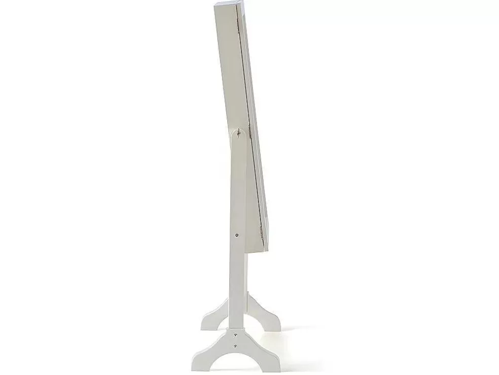 OZAIA Armário De Joias Espelho Psiche Berenice - Mdf E Madeira De Pinho - 120X39X30 Cm - Branco* Espelhos