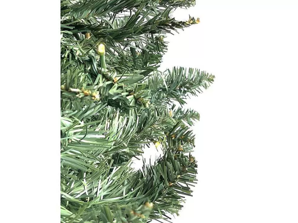 Vente-unique Arvore De Natal Realista Com Leds Integrados 240 Cm* Objeto De Decoração Interior