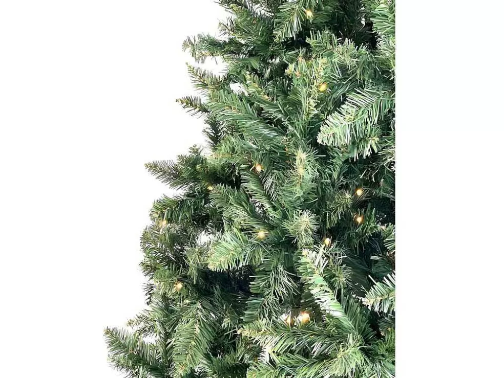 Vente-unique Arvore De Natal Realista Com Leds Integrados 240 Cm* Objeto De Decoração Interior