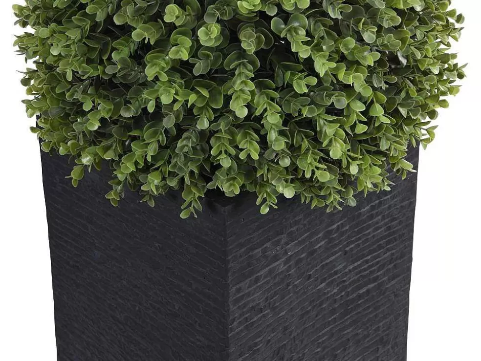 OZAIA Bola De Buxo Artificial Com Vaso A.66 X D.40 Cm Verde - Diava* Planta Artificial