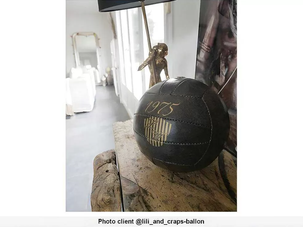 OZAIA Bola De Futebol Vintage Goodtimes - D.21 Cm - Castanho* Estátua