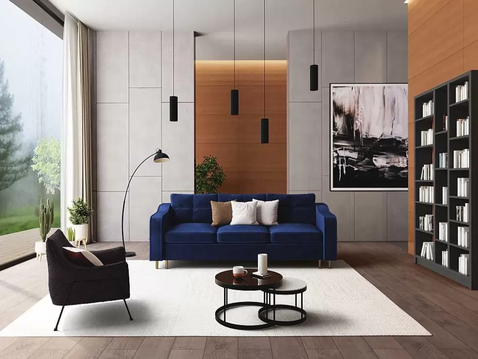 OZAIA Candeeiro Arco Estilo Vintage Lopaz - Ferro - 62 X 25 X 177 Cm - Preto* Candeeiro De Pe