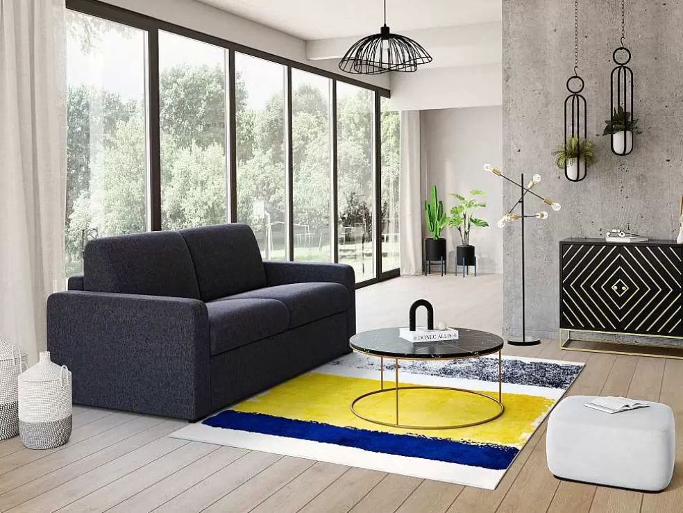 OZAIA Candeeiro Com Multiplas Lampadas Estilo Industrial Klepton - Metal - 49,5 X 28,5 X 146,5 Cm - Preto E Dourado* Candeeiro De Pe