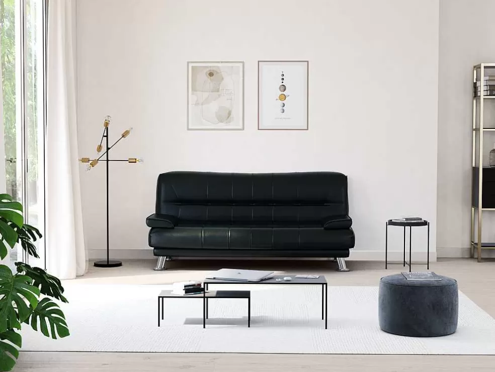 OZAIA Candeeiro Com Multiplas Lampadas Estilo Industrial Klepton - Metal - 49,5 X 28,5 X 146,5 Cm - Preto E Dourado* Candeeiro De Pe