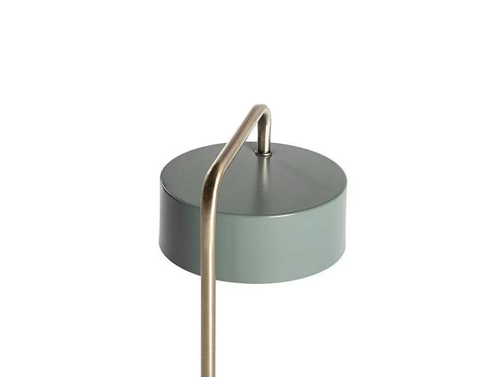 OZAIA Candeeiro De Mesa Estilo Vintage Otilie - Metal - 23 X 16 X 40 Cm - Verde Azeitona E Dourado* Candeeiro De Mesa