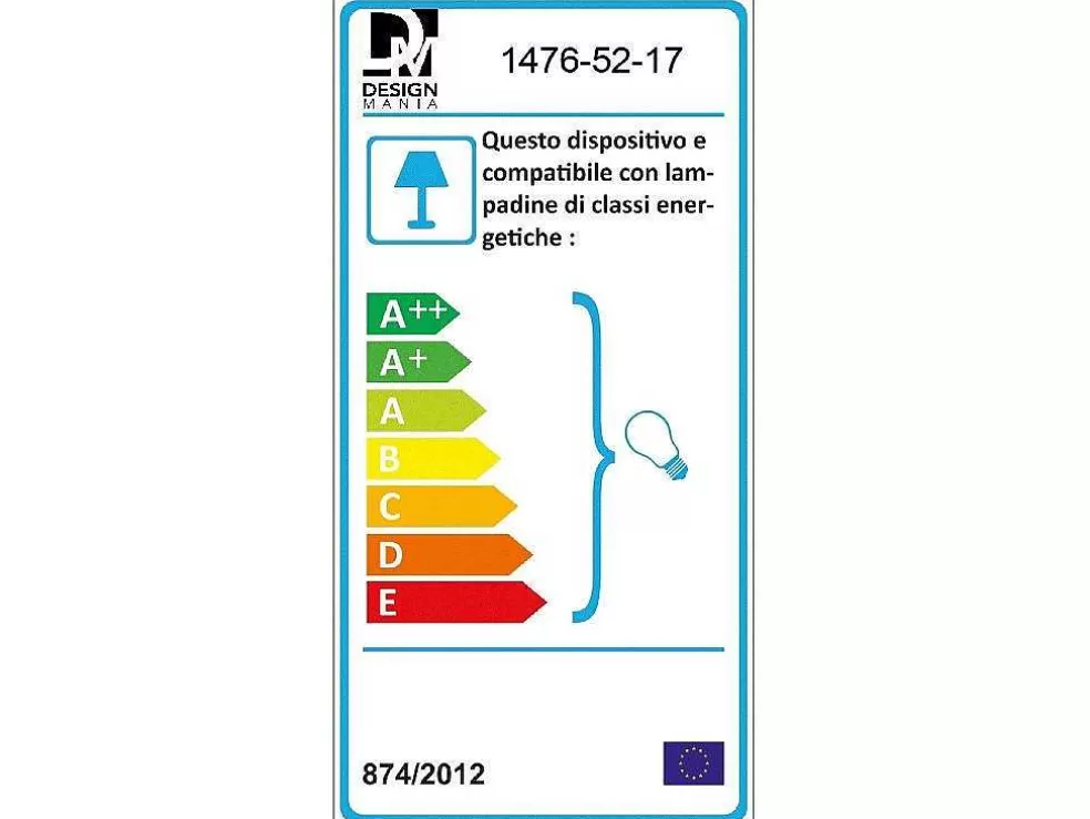 EPIKASA Candeeiro De Mesa Monza, Ouro, Madeira, 6 X 22 X 25 Cm, * Candeeiro De Mesa