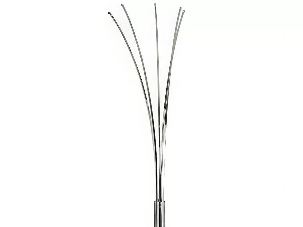 OZAIA Candeeiro De Pe 5 Bracos Leds Conceptual Filae - Metal - 58 X 20 X 189 Cm - Prateado* Candeeiro De Pe