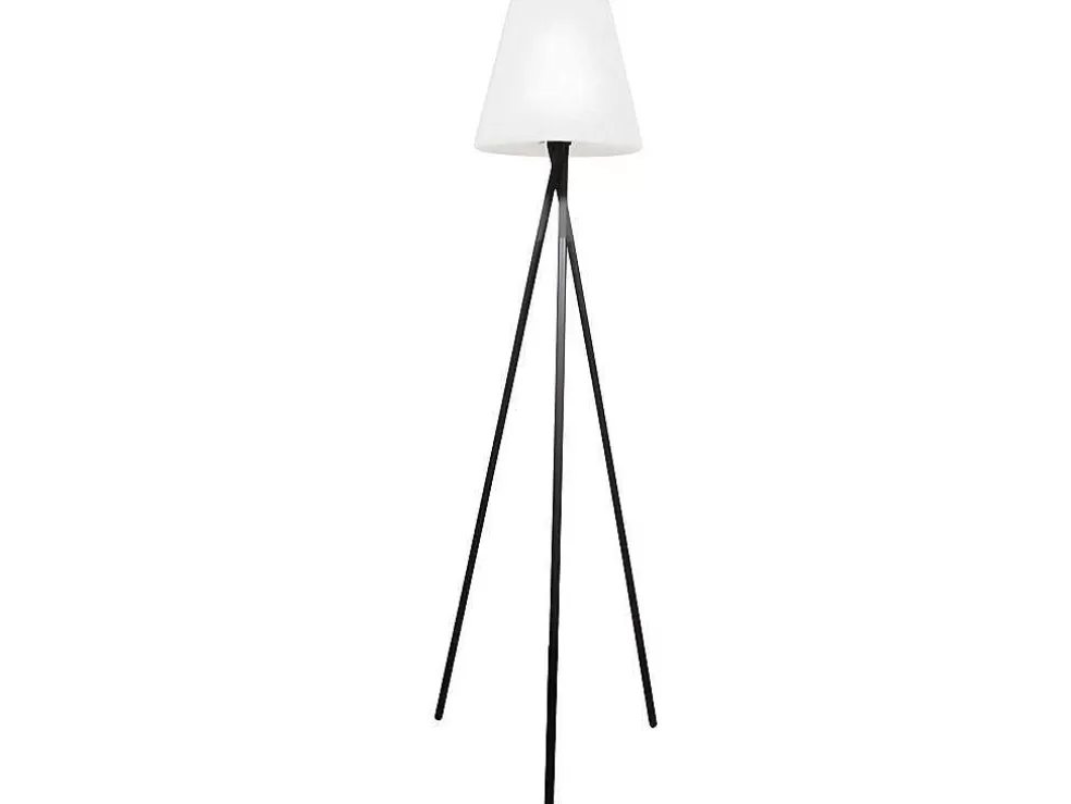 SOLARGEO Candeeiro De Pe De Exterior Com Leds - Metal - A. 150 Cm - Cores Variaveis - Leddy* Iluminação De Exterior