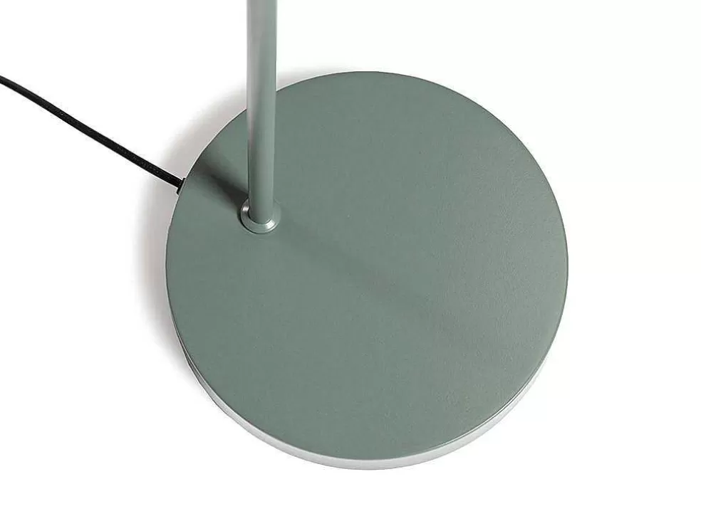 OZAIA Candeeiro De Pe Estilo Vintage Otilie - Metal - 35 X 25 X 154 Cm - Verde Azeitona E Dourado* Candeeiro De Pe