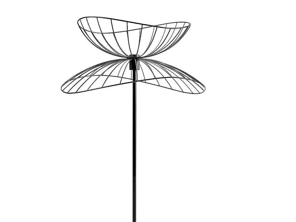 OZAIA Candeeiro De Pe Filiforme Em Metal De A.160 Cm Cor Preto - Mania* Candeeiro De Pe