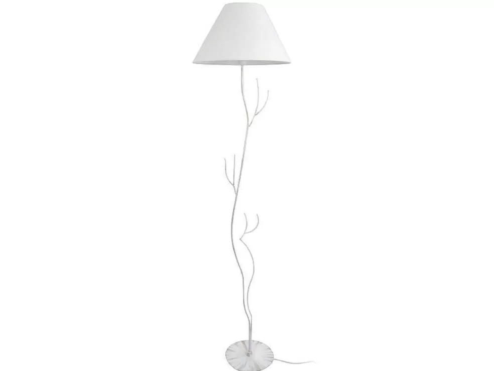 TOSEL Candeeiro De Pe Belgica Vidro Certo Metal D30 X H173 Cm* Candeeiro De Pe