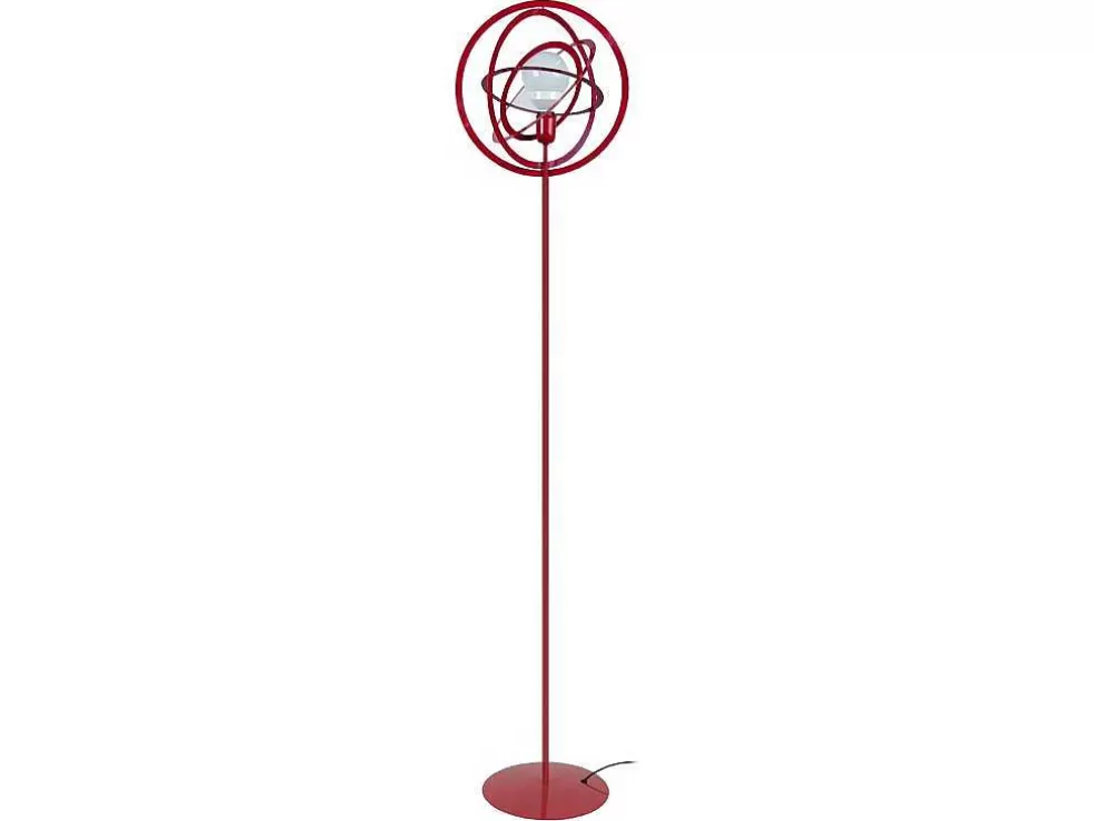 TOSEL Candeeiro De Pe Descendite A Tecido Certo Branco D45 X H168 Cm* Candeeiro De Pe