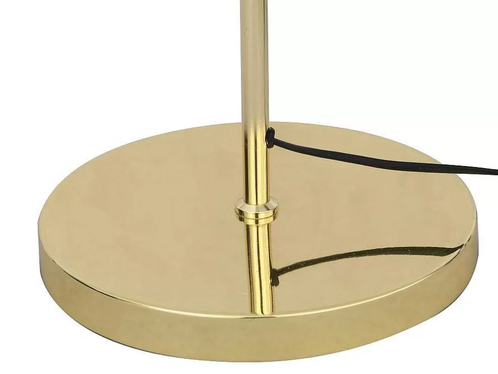 OZAIA Candeeiro De Pe Vintage Efeito Latao De D.30 X A.149 Cm Cor Dourado - Ontario* Candeeiro De Pe