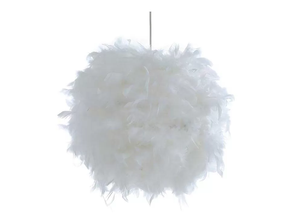OZAIA Candeeiro De Teto Bola De Plumas Nuage - D. 40 Cm - Branco* Candeeiro Suspenso
