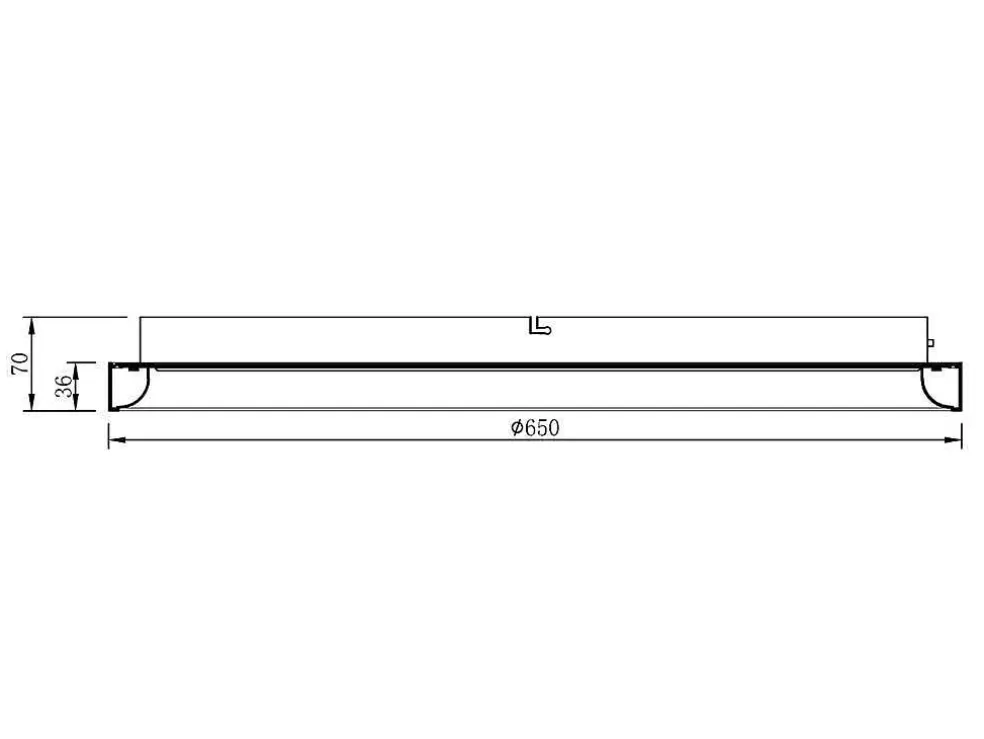 OZAIA Candeeiro De Teto Design Com Leds De Intensidade Variavel Aluminio E Metal L65 Dourado - Granby* Luz De Teto