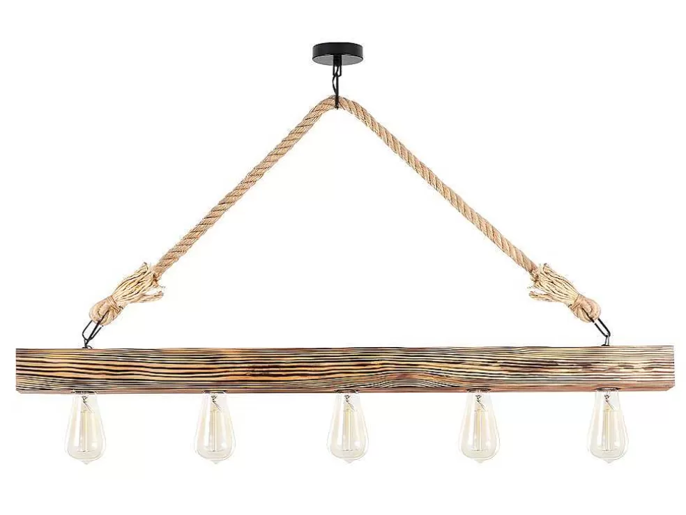 OZAIA Candeeiro De Teto Em Madeira De C. 100 X A. 53 Cm Cor Natural - Erebos* Candeeiro Suspenso