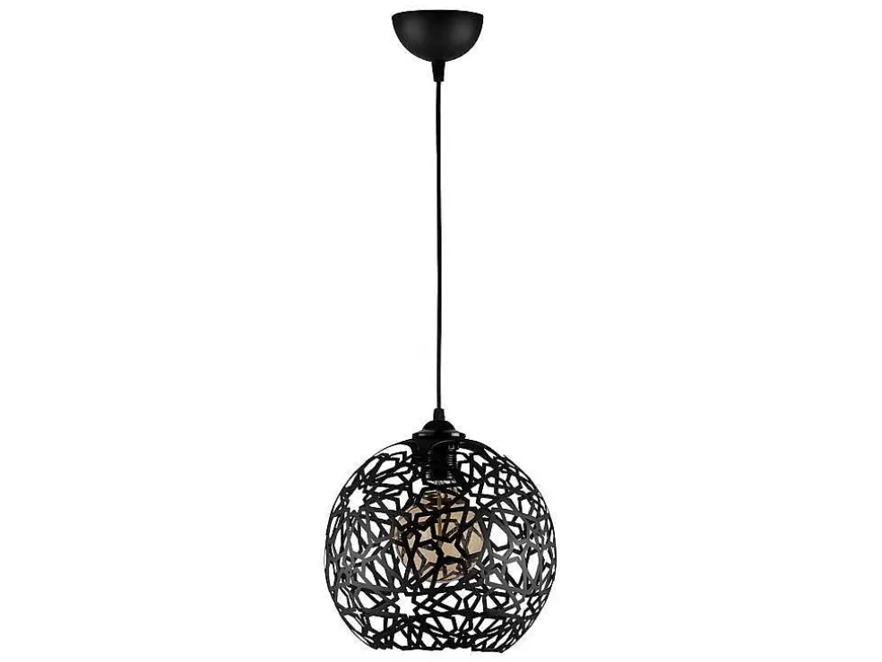 OZAIA Candeeiro De Teto Filiforme Em Metal De Altura Regulavel De D. 25 X A. 39/119 Cm Cor Preto - Celindra* Candeeiro Suspenso