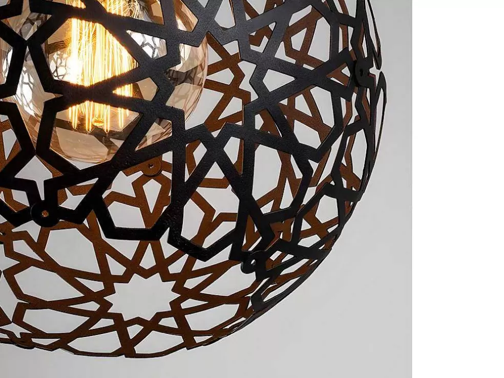 OZAIA Candeeiro De Teto Filiforme Em Metal De Altura Regulavel De D. 25 X A. 39/119 Cm Cor Preto - Celindra* Candeeiro Suspenso