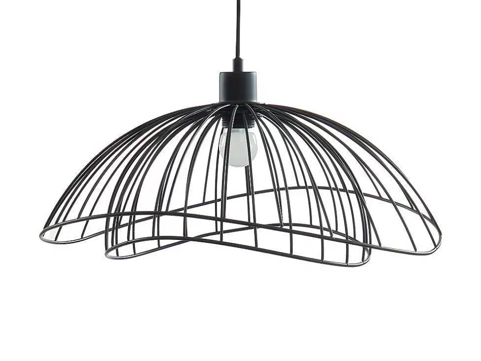 OZAIA Candeeiro De Teto Mania - Ferro - 47 X 47 X 120 Cm - Preto* Candeeiro Suspenso