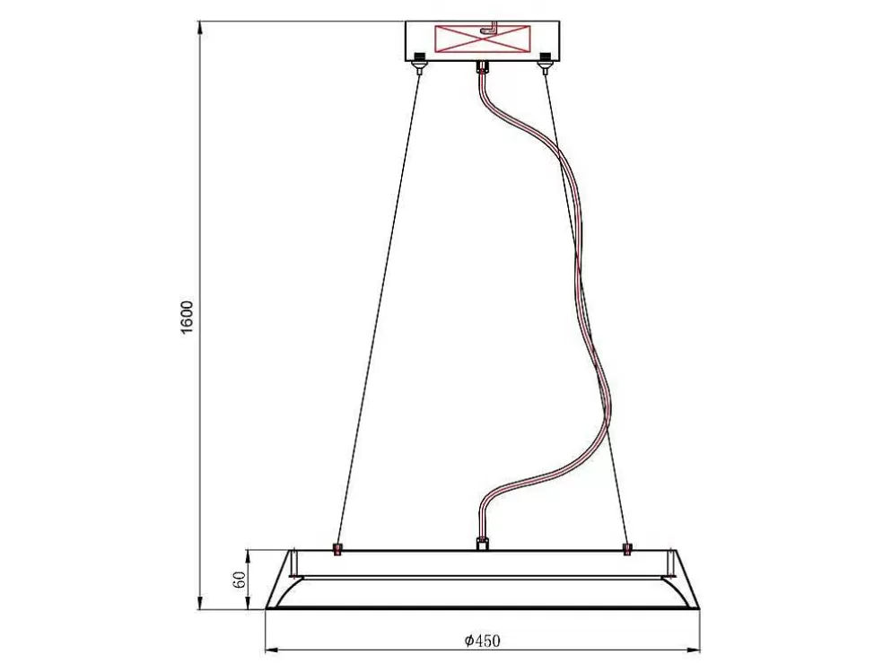OZAIA Candeeiro Suspenso Com Leds Metal E Aluminio D45 Cm Branco E Natural - Derry* Candeeiro Suspenso