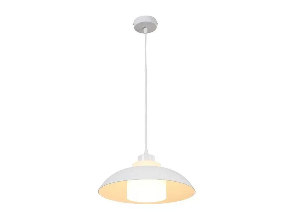 OZAIA Candeeiro Suspenso Em Metal D34 X A120 Cm Branco - Briliva* Candeeiro Suspenso