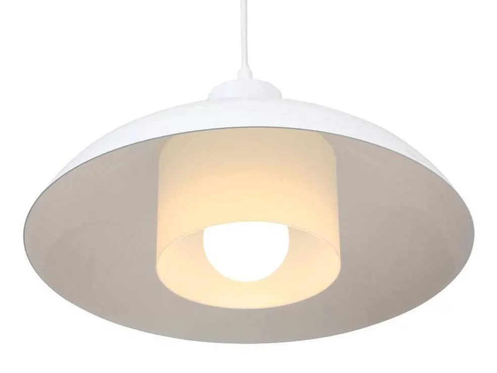 OZAIA Candeeiro Suspenso Em Metal D34 X A120 Cm Branco - Briliva* Candeeiro Suspenso