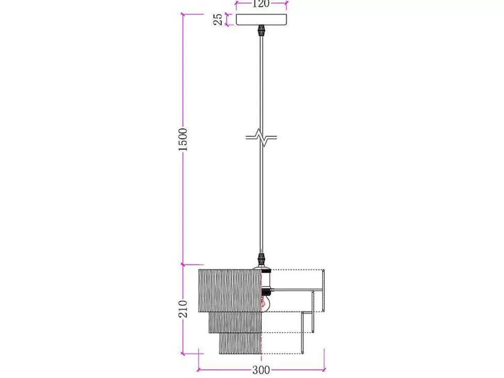 OZAIA Candeeiro Suspenso Em Rafia D30 X A171 Cm Natural - Sarnia* Candeeiro Suspenso