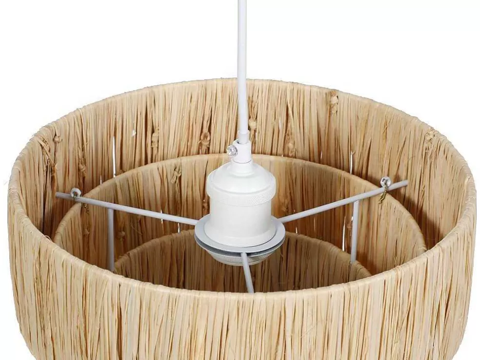OZAIA Candeeiro Suspenso Em Rafia D30 X A171 Cm Natural - Sarnia* Candeeiro Suspenso