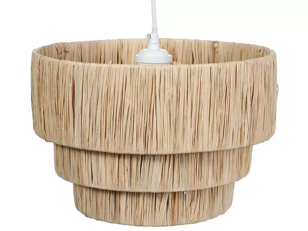 OZAIA Candeeiro Suspenso Em Rafia D30 X A171 Cm Natural - Sarnia* Candeeiro Suspenso