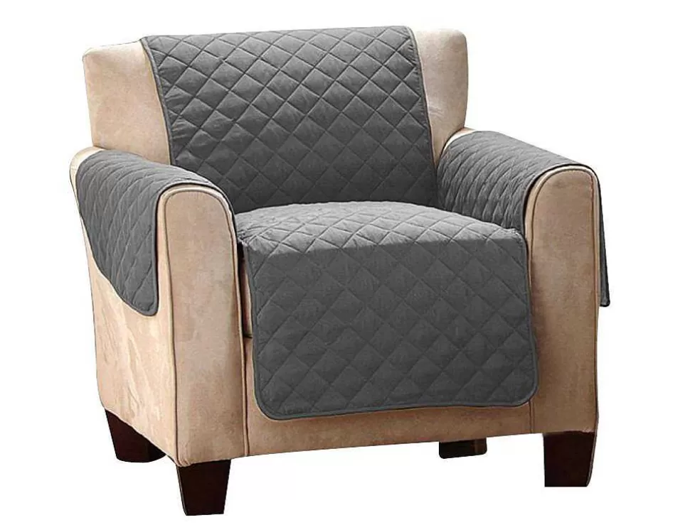 OZAIA Capa Protecao Poltrona 1 Lugar Corinthe - 165X179Cm - Cinza Escuro* Têxtil De Casa