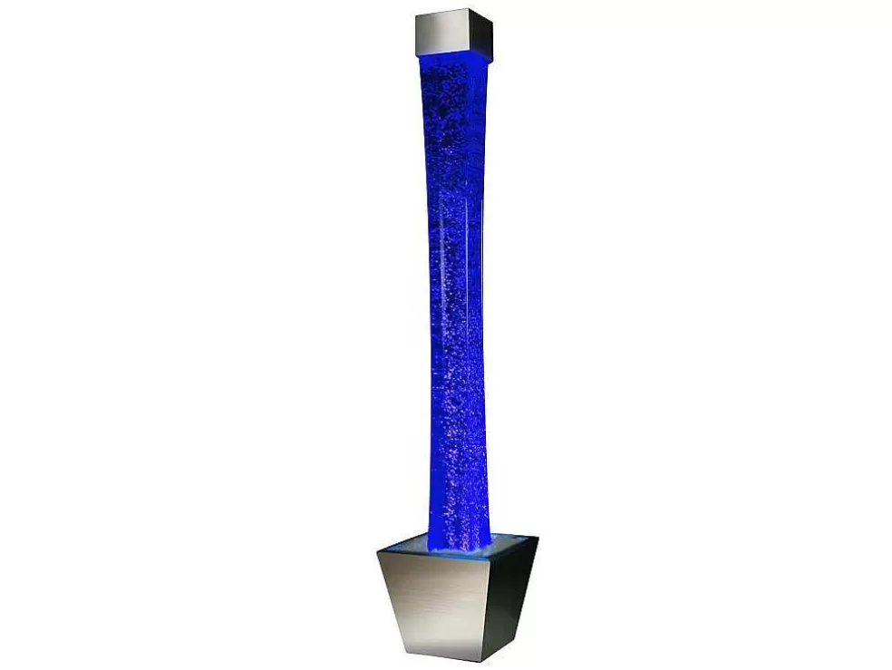 OZAIA Coluna De Bolhas De Agua Com Vaso Gobie - Leds Com Cores Que Mudam - A.183 Cm* Candeeiro De Pe