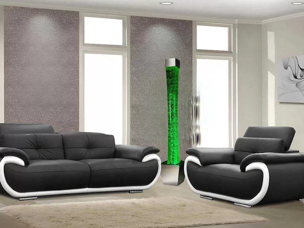 OZAIA Coluna De Bolhas De Agua Com Vaso Gobie - Leds Com Cores Que Mudam - A.183 Cm* Candeeiro De Pe